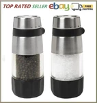 Oxo Salt And Pepper Grinder Set, Stainless Steel. Fixed Price $53.60.