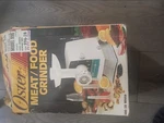 Oster 996-28 Electric Meat Grinder White Sausage Filler Blades Tubes 120V. Fixed Price $55.00.