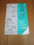 Rival Instruction Guide Booklet Only Kitcheneer, Shred Grind Mat, Attachments. Fixed Price $12.95.