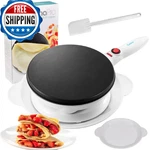 Cucinapro Cordless Crepe Maker- Easter Breakfast Essential W Free Recipe Guide,. Fixed Price $63.69.