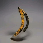 Vintage Camouflage & Black Deer Tube Call Set, Plastic/fabric, 2 Pieces. Fixed Price $40.00.