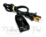 2-PRONG Power Cord For Farberware Sunbeam Dazey Grill Rice Cooker Deep Fryer Wok. Fixed Price $13.75.