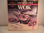 West Bend Electric Wok 80006 Stainless Steel Mcm *tested. Fixed Price $120.00.