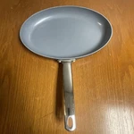 Todd English Collection Greenpan Ceramic Nonstick Oval Frying Skillet Gray. Fixed Price $34.99.