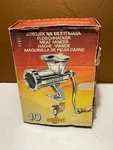 Porkert #10 Meat Grinder/mincer Hand Crank Table Mount Best Czech Republic Euc. Fixed Price $79.99.