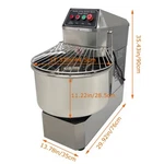 40L Electric Dough Mixer Commercial 2SPEED 2ACTION Spiral Flour Machine Us. Fixed Price $1679.10.