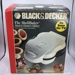 Black & Decker The Shell Baker G400 Meal Dessert Maker White Non Stick Coating. Fixed Price $21.88.