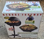 George Foreman Mega Grille Indoor/outdoor Electric 240 Sq Inches Cooking. Fixed Price $36.95.