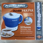 Proctor Silex Durable Hot Pot 32OZ 45805 Electric Kettle Warm/boil Blue. Fixed Price $19.95.