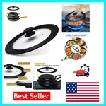 Elegant Multi-use Pot And Pan Lid Heat-resistant Tempered Glass For Home Chefs. Fixed Price $37.99.