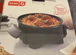 Dash Mini Electric Skillet 8" Non-stick Pfoa-free 700W Black W/ Lid. Fixed Price $25.00.