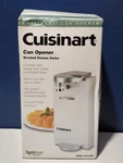 New Cuisinart Brushed Chrome Electric Can Opener Model CCO-40BC. Fixed Price $19.97.
