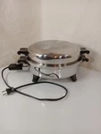West Bend Society Liquid Oil Core Waterless Cookware Electric Skillet Frying Pan. Fixed Price $194.95.