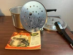 Vtg Mirro-matic Pressure Cooker Canner Quart M-0534-11 Complete Mcm Booklet. Fixed Price $29.95.
