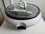 Cook's Essentials 3 Qt. Nonstick Electric Skillet 12" Surface Model # 98200. Fixed Price $29.99.