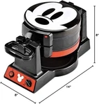 New Disney Mickey Mouse MIC-62 Double Flip Waffle Maker 90 Years. Fixed Price $59.95.