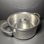 Mepra Inox Stainless Steel Qt Pot/pan 18/10 With Lid #20 Made Italy C1. Fixed Price $120.00.