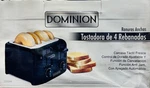 Dominion 4-SLICE Toaster Shade Control Auto Shutoff Slide-out Crumb Tray. Fixed Price $38.79.