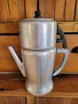 Vintage West Bend Flavo-drip 8 Cup Pour Over Coffee Pot Deluxe Aluminum Ware. Fixed Price $19.99.