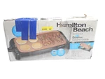 Hamilton Beach - Durathon Reversible Ceramic Griddle Black. Fixed Price $42.99.