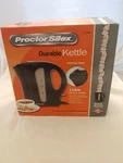 Proctor Silex 1 Liter Black Electric Kettle Model# K2087. Fixed Price $31.99.