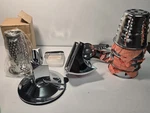 New Vintage King Kutter Manual Meat Grinder Cutter Food Processor Chrome. Fixed Price $85.00.