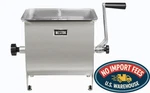 Weston 36-1901-W 20 Lbs Stainless Steel Meat Mixer For Ground Beef & Jerky. Fixed Price $164.09.