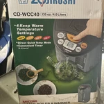 Zojirushi CD-WCC40 Electric Hot Water Dispenser 135OZ 4.0L Silver Black. Fixed Price $100.00.