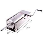 Hakka Sausage Stuffer 7LBS-32LBS Stainless Steel Meat Filler Speed Machine. Fixed Price $159.99.