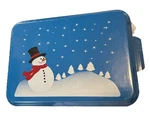 Nesco Snowman Cake Pan 9 X 13 With Decorative Aluminum Cover Brand Nos. Fixed Price $12.99.