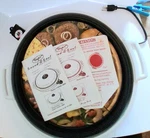 Dazey Round-a-bout Chef's Skillet With Lid. Fixed Price $35.00.
