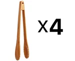 Norpro 12 Inch Bamboo Tongs (4-PACK). Fixed Price $23.29.