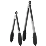 600 F Heat Resistant Kitchen Tongs: U-taste 9+12 Inch, Black. Fixed Price $29.97.