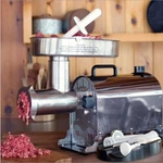 Weston #22 Pro Series Meat Grinder & Sausage Stuffer: 1120 Watts, 1.5 Hp. Fixed Price $958.45.