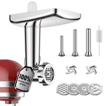Gvode Stainless Steel Meat Grinder Attachment For Kitchenaid Stand Mixer,. Fixed Price $98.86.