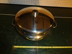 Vintage Mid-century Modern Faberware Round Perfect Heat 12 Inch Electric Skillet. Fixed Price $75.00.