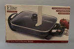 Elite Gourmet 15 Electric Skillet *vented Glass Lid/cool Touch Handles* New. Fixed Price $49.00.