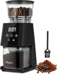 Ollygrin Electric Conical Burr Coffee Grinder, With 30 Sett. Fixed Price $85.99.