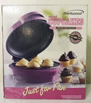 Brentwood TS-252 Non-stick 7 Mini Cupcake Maker Machine Pink New Open Box. Fixed Price $17.75.