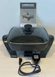 Farberware Electric Skillet With Lid Inches #FS12B Square Non Stick 2007. Fixed Price $33.95.