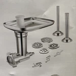 Ezato Meat Grinder Attachments For Kitchenaid All Model Mixers, Silver. Fixed Price $39.99.