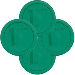 Pyrex 322-PC 1QT Green Round Lid Cover 4 Pk For Mixing Bowl Not 7201. Fixed Price $19.49.