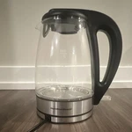 Hamilton Beach Cordless Electric Glass Kettle 1.7L 1500W Model 40865 W/ Water. Fixed Price $8.00.