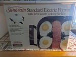 Sealed Frypan Sunbeam Standard Electric/ Tuff-guard Cooking Surface 07586 Vtg. Fixed Price $75.00.