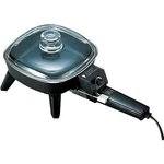 Brentwood SK-45 6" Non-stick Electric Skillet With Glass Lid Black 7.7"D X 9".... Fixed Price $33.99.