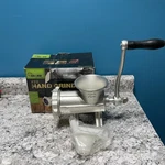 Chard Grinder #22 Heavy Duty Tin Coated Cast New Open Box Handle Flaw Read!. Fixed Price $40.71.