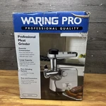 Waring MG855 Professional Die-cast Stainless Brushed Metal Meat Grinder, New. Fixed Price $129.00.
