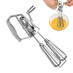 Egg Beater Manual Crank Hand Mixer Blender Stainless Steel Kitchen Tool. Fixed Price $13.92.