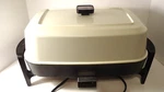 Presto 15" Electric Jumbo Skillet 06824 W/a Recipe Book High Dome Lid Dws. Fixed Price $25.00.