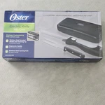 Oster Electric Knife With Carving Fork Case Ergonomic Handle FPSTEK2803B. Fixed Price $14.95.